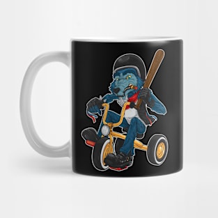 Big Bad Wolf Riding Tricycle Mug